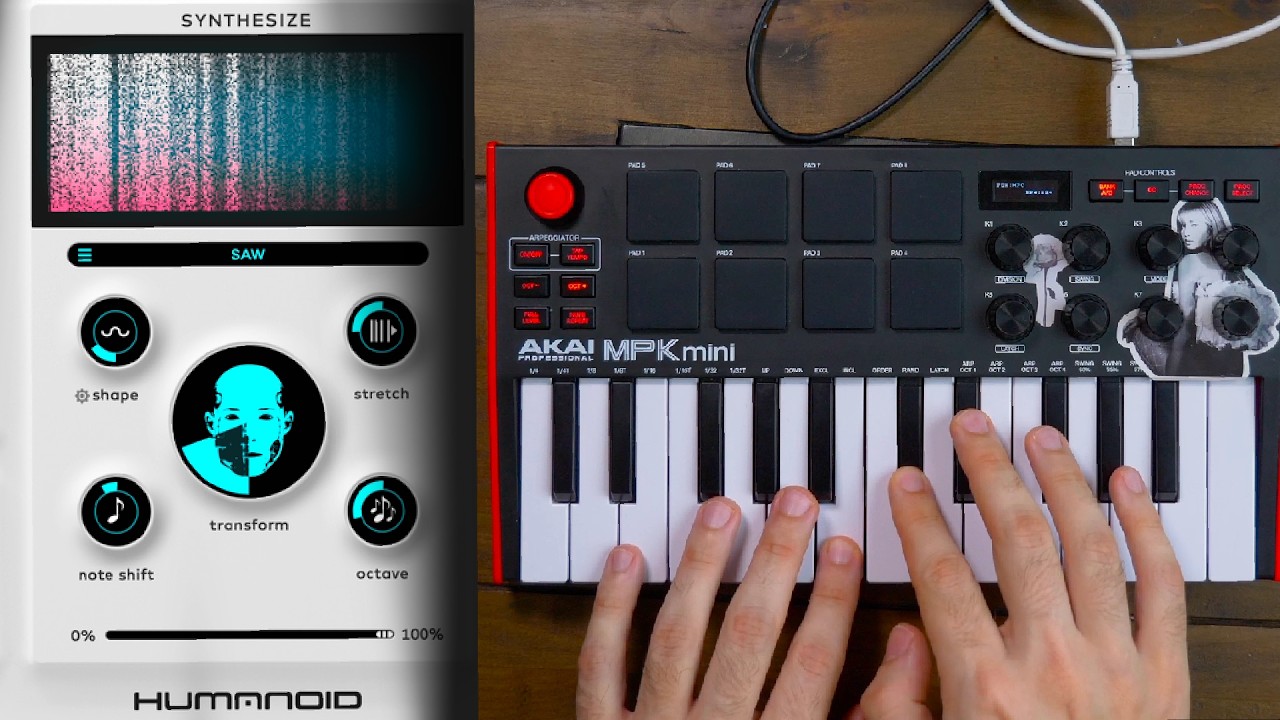 Making An EDM Song With The Akai MPK Mini & Humanoid In Ableton Live