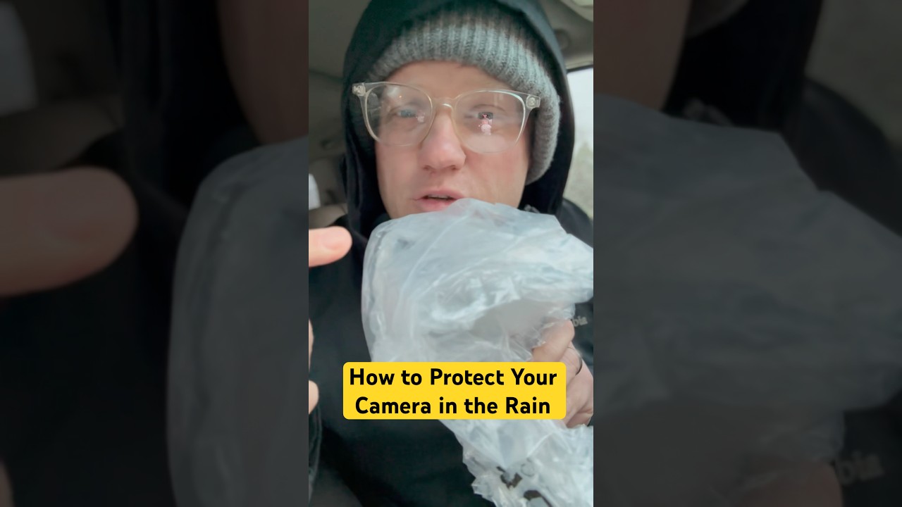 How to Protect Your Camera in the Rain #photographertips #photography #camerasupport