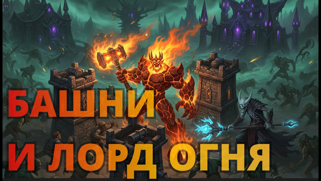 TOWER RUSH от хумана с фаерлордом МОГ БЫ получится, но нет