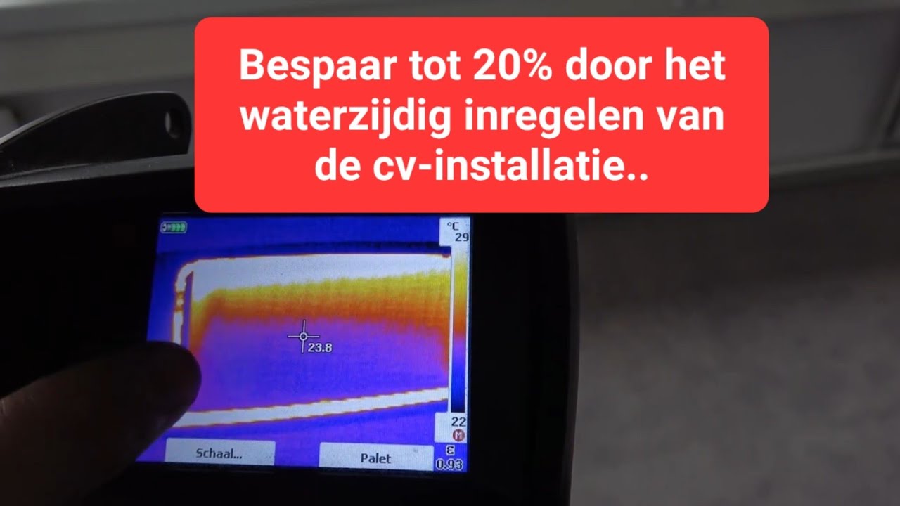 Uitleg over waterzijdig inregelen van een radiator...