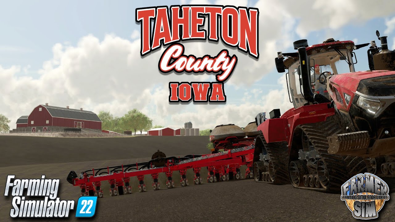 The Field of Beans! - Taheton County, Iowa - Episode 15 - Farming Simulator 22
