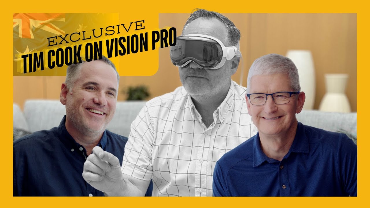 EXCLUSIVE: Tim Cook talks about Vision Pro coming to Australia!