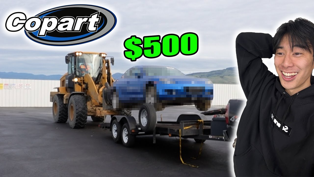 My Best Friend Bought Me A $500 Car From Copart!!