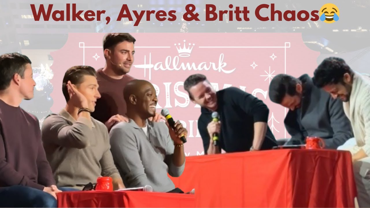Hallmark Christmas Experience  KC 2025 l Dating Game Chaos, Evil Laughs & “Take It Off!” 😆🎄