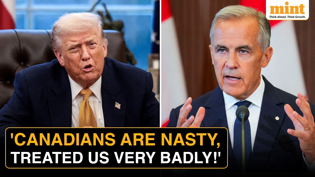 'Canadians Are The Worst!': Donald Trump Vs Mark Carney On Cam | 'Won't Tolerate Attitude'