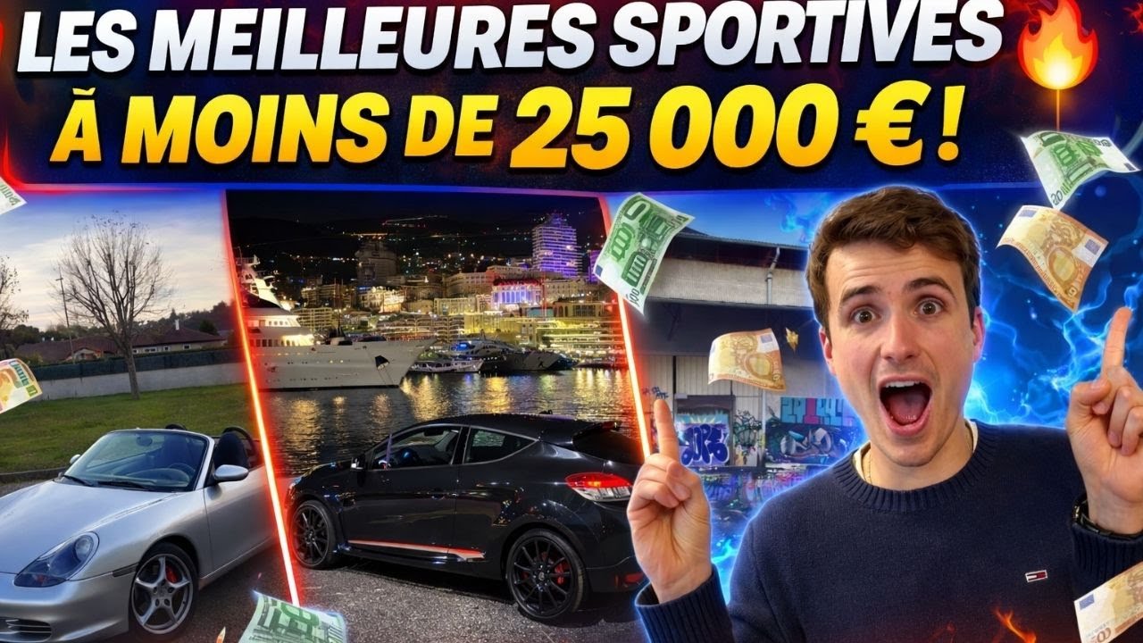 🚀 Les Meilleures Sportives &agrave; Moins de 25 000 &euro; 🔥 (Guide d'Achat)