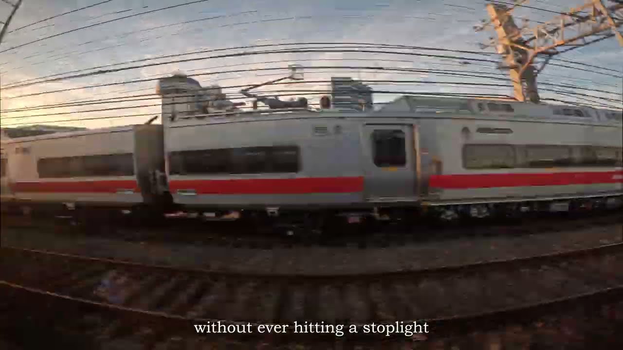 Train Journey - Distance Lapse