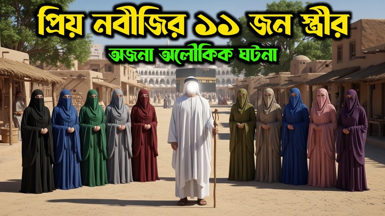 রাসূল সাঃ কেন তেরটি বিয়ে করেছিলেন ? | রাসূল ﷺ এর ১৩ বিবির নাম ও বিবাহের ঘটনা | Islamic Story