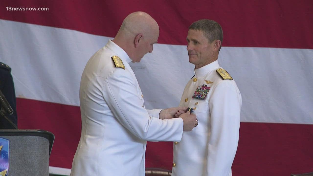 Change-of-command ceremony at NATO's JFC Norfolk