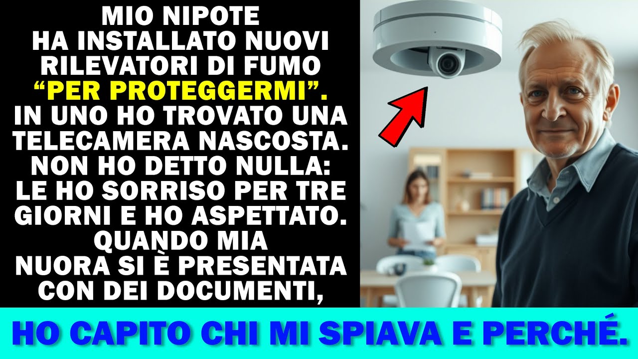 Ho trovato una telecamera nel rilevatore di fumo. Ho sorriso 3 giorni — poi è arrivata lei