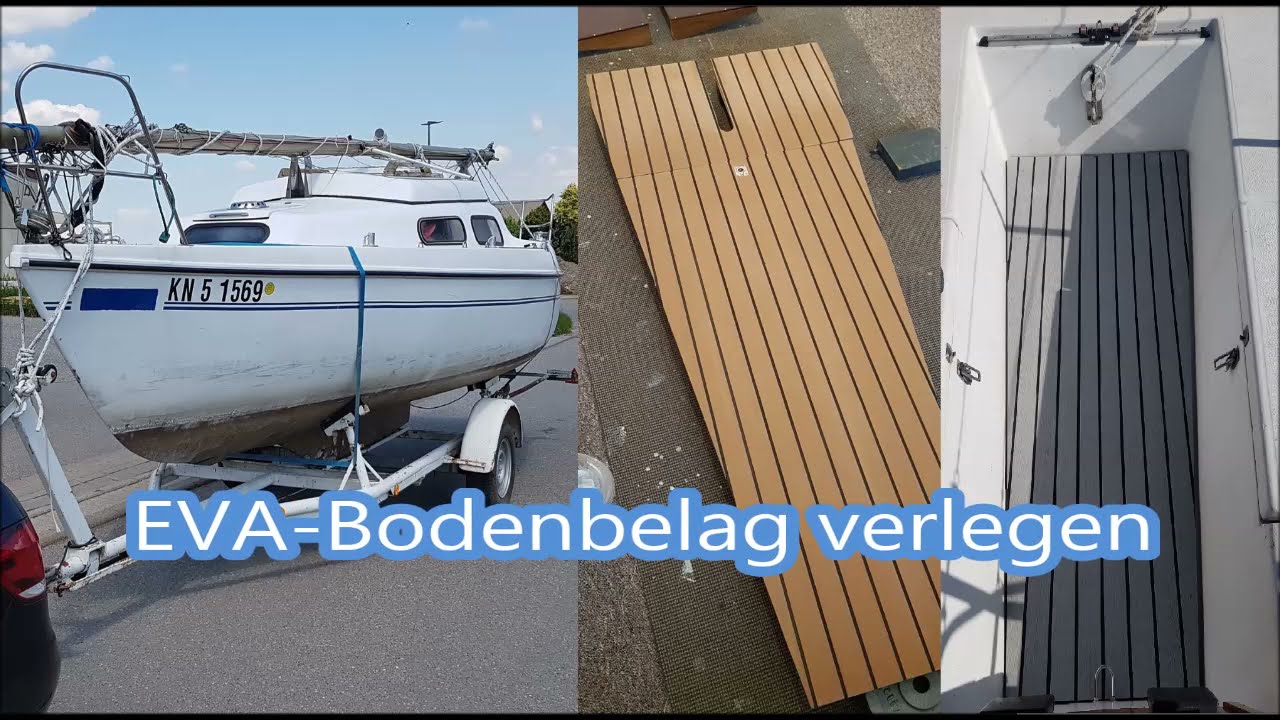 EVA Teak. Ergänzung mit Cockpit. Bodenbelag Cockpit/Kabinen-Boden Boot Segelboot Yacht Refit