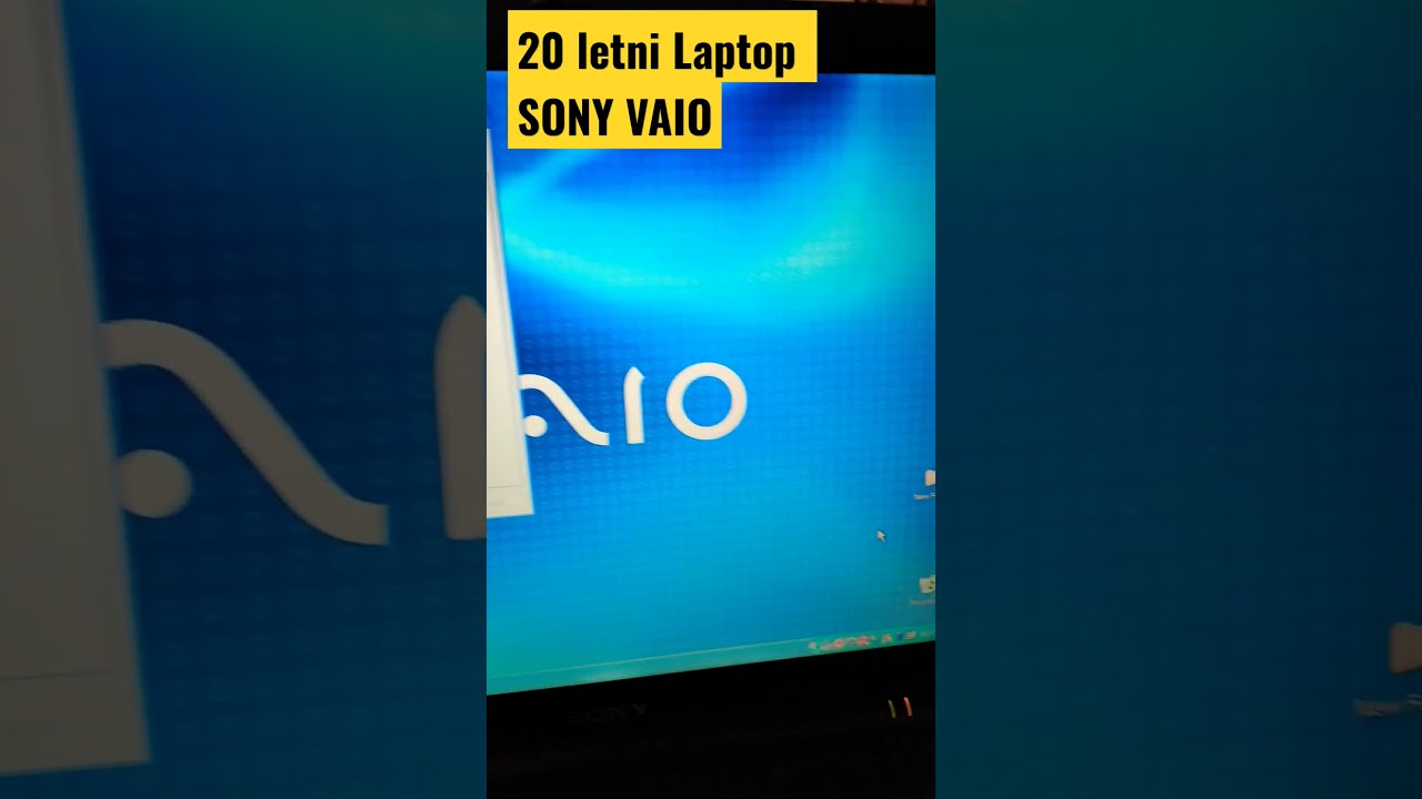 20 letni Laptop !Znalezisko w czasie sprzątania SERWISU #sony #vaio #retorpc
