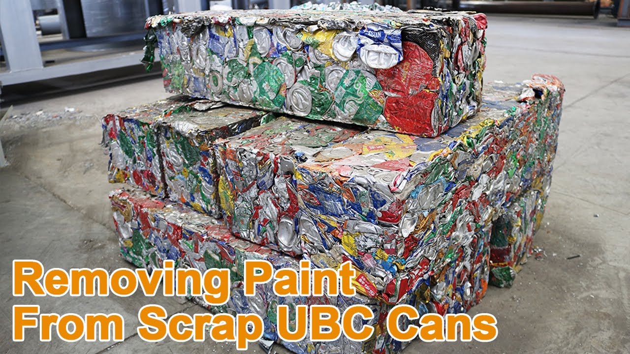 Aluminum Decoating - UBC Cans Shredding & Delacquering Plant (Rotary Kilns)