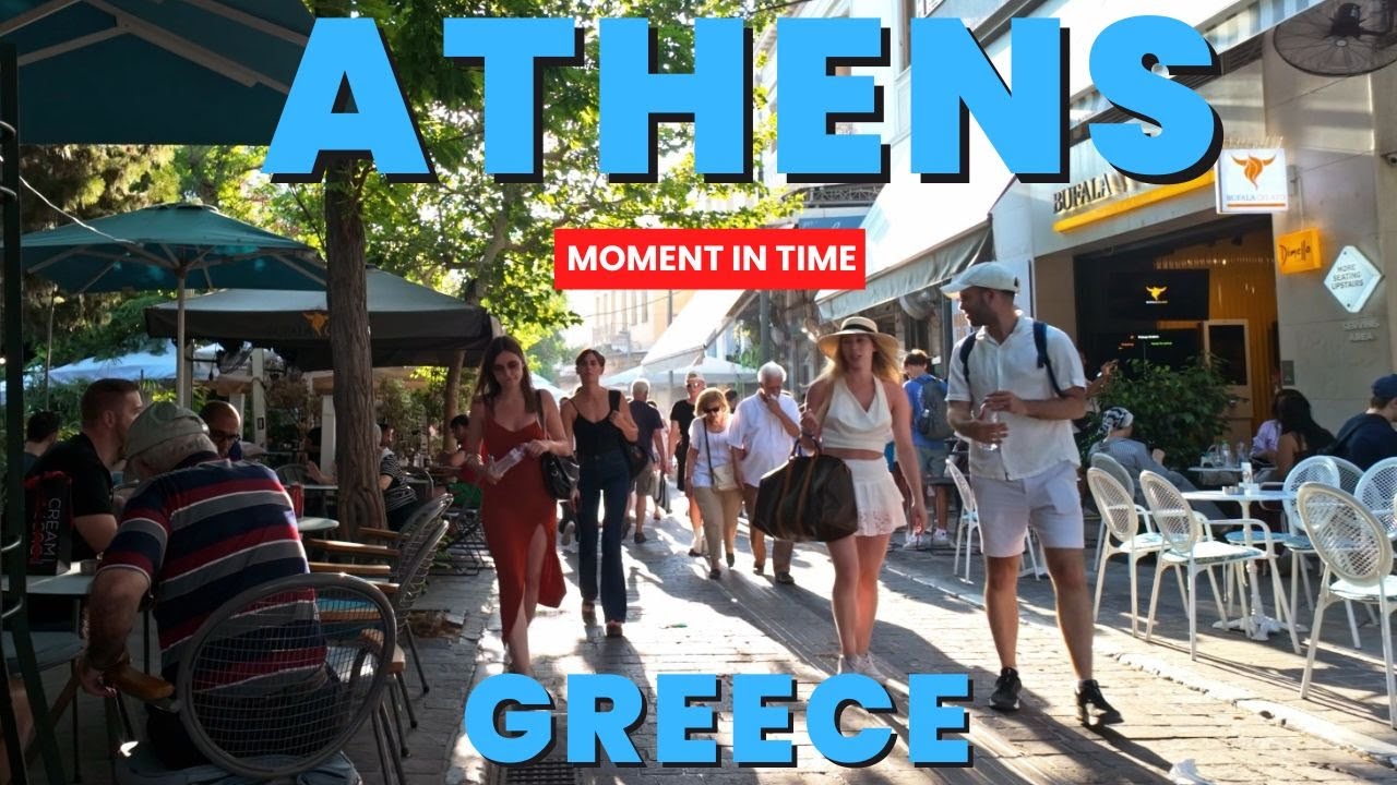 Athens in Motion: AIolou & Mitropoleos Intersection – Coffee Break in the Heart of the City