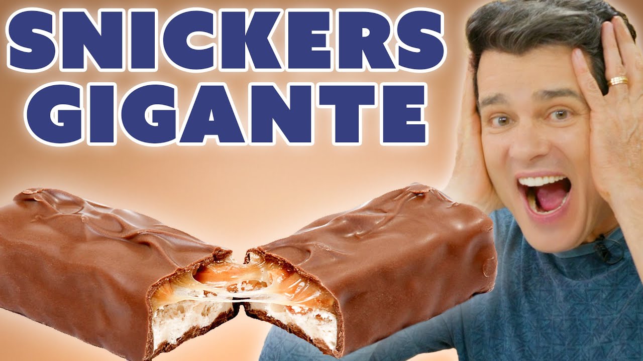 FIZ UM SNICKERS GIGANTE! OLHA NO QUE DEU!