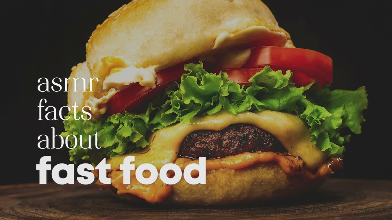 [ASMR] Whispered Facts about Fast Food 🍔 (30+ minutes)