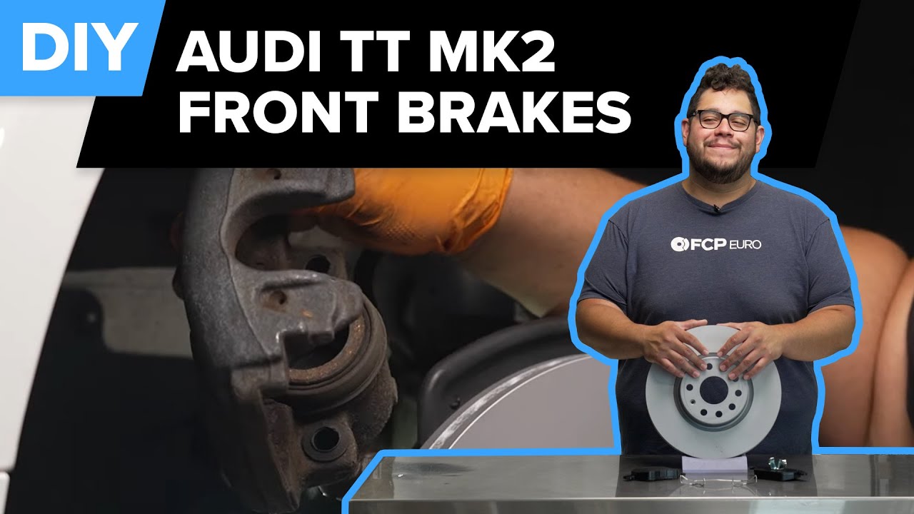 Audi TT Front Brake Pad & Rotor Replacement DIY (2006-2015 8J Mk2 Audi TT quattro, TTS)