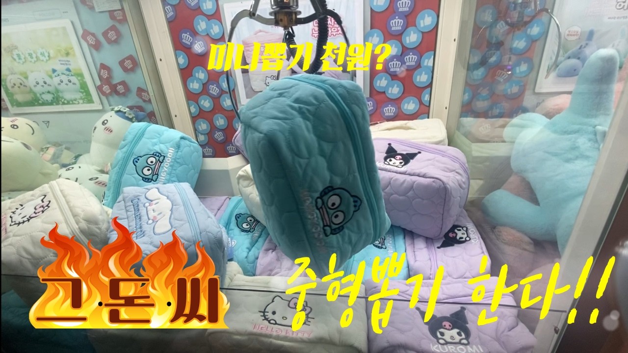 미니뽑기 천원은 선 넘었다… 중형 간다🔥