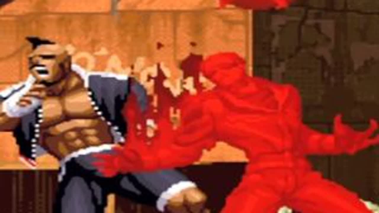 拳皇98C：无限气吸血狂魔超必杀接连吸血，大猪铁球压杀硬砸