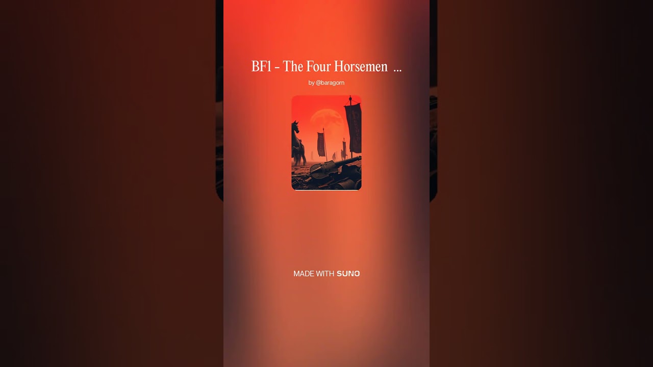 BF1   The Four Horsemen  Cover
