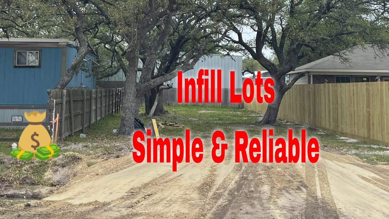 Absolutely need to know about infill lots Great simple way to get started investing in vacant land.
