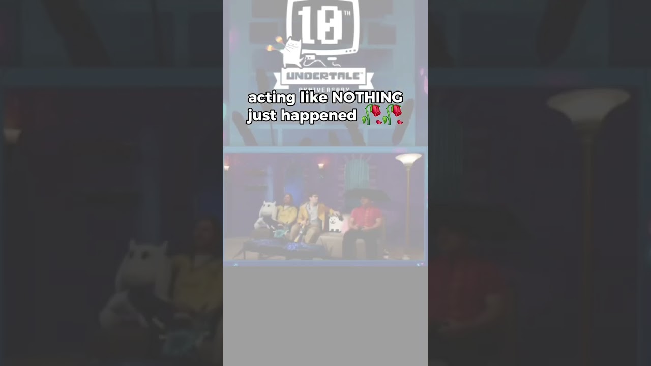 Toby Fox was RAGEBAITING for the entire 10th anniversary stream  #undertale #anniversary #memes