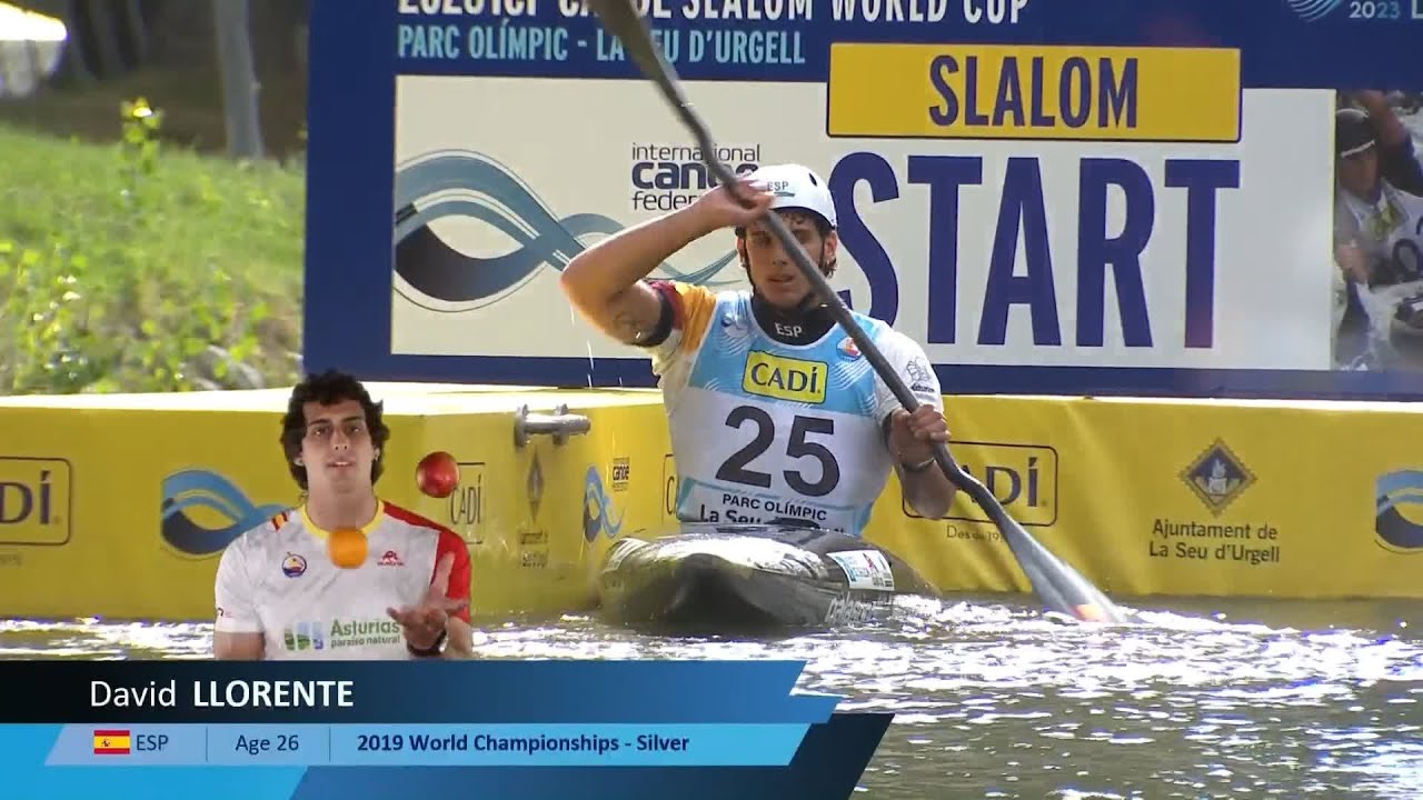 David Llorente Spain Semi Final / 2023 ICF Canoe-Kayak Slalom World Cup La Seu d'Urgell Spain