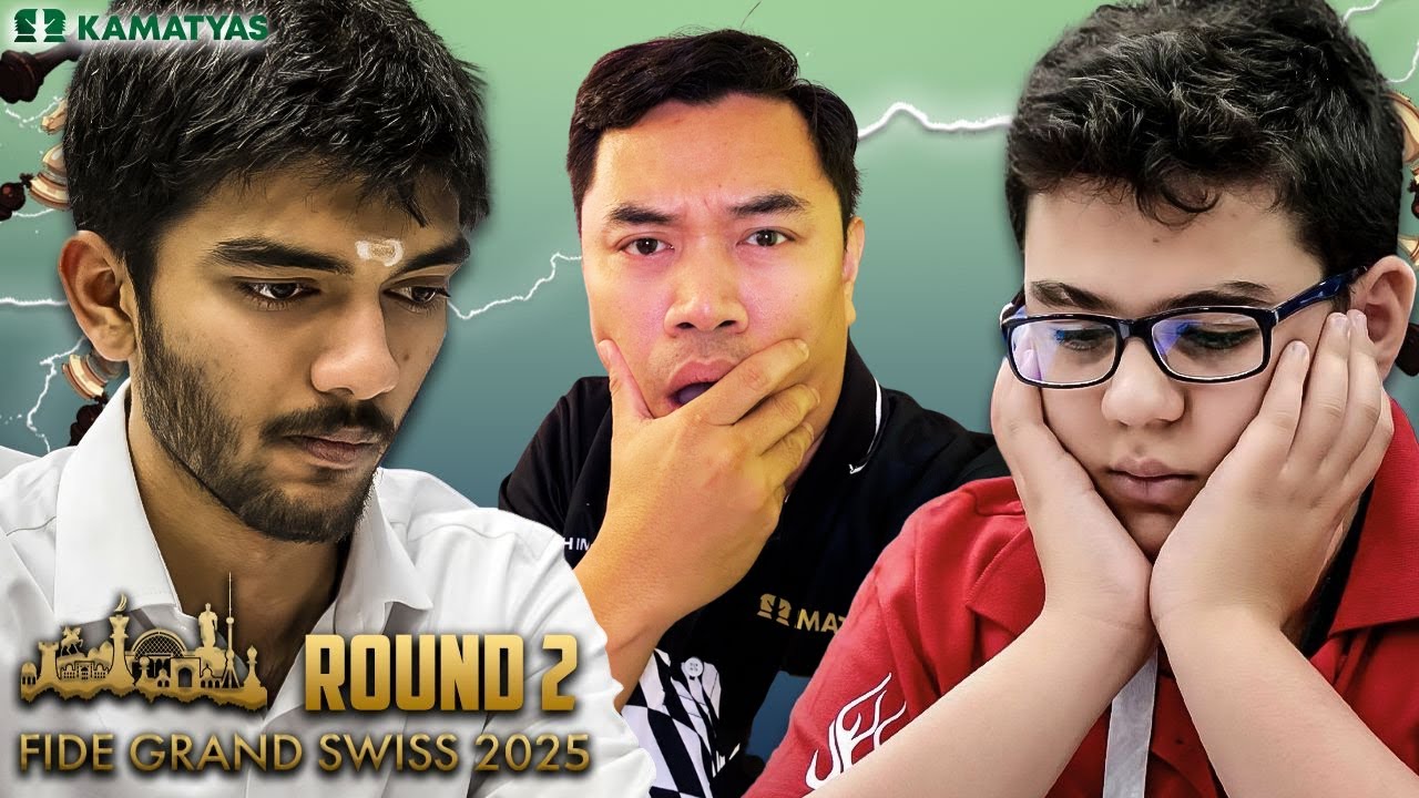Ang 14 Year-Old GM Erdogmuz Ang Kilabot Ng Chess Ngayon! | Round 2 FIDE Grand Swiss Chess 2025