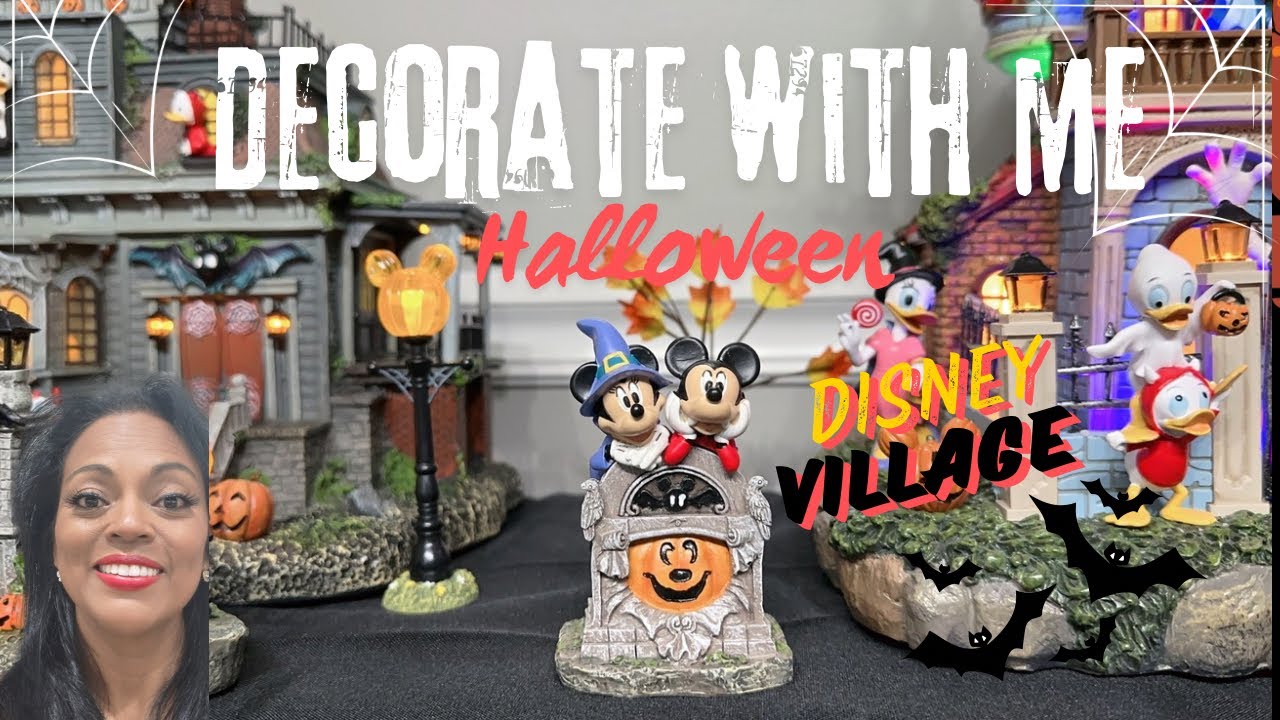 Decorate with me | Disney Halloween Village