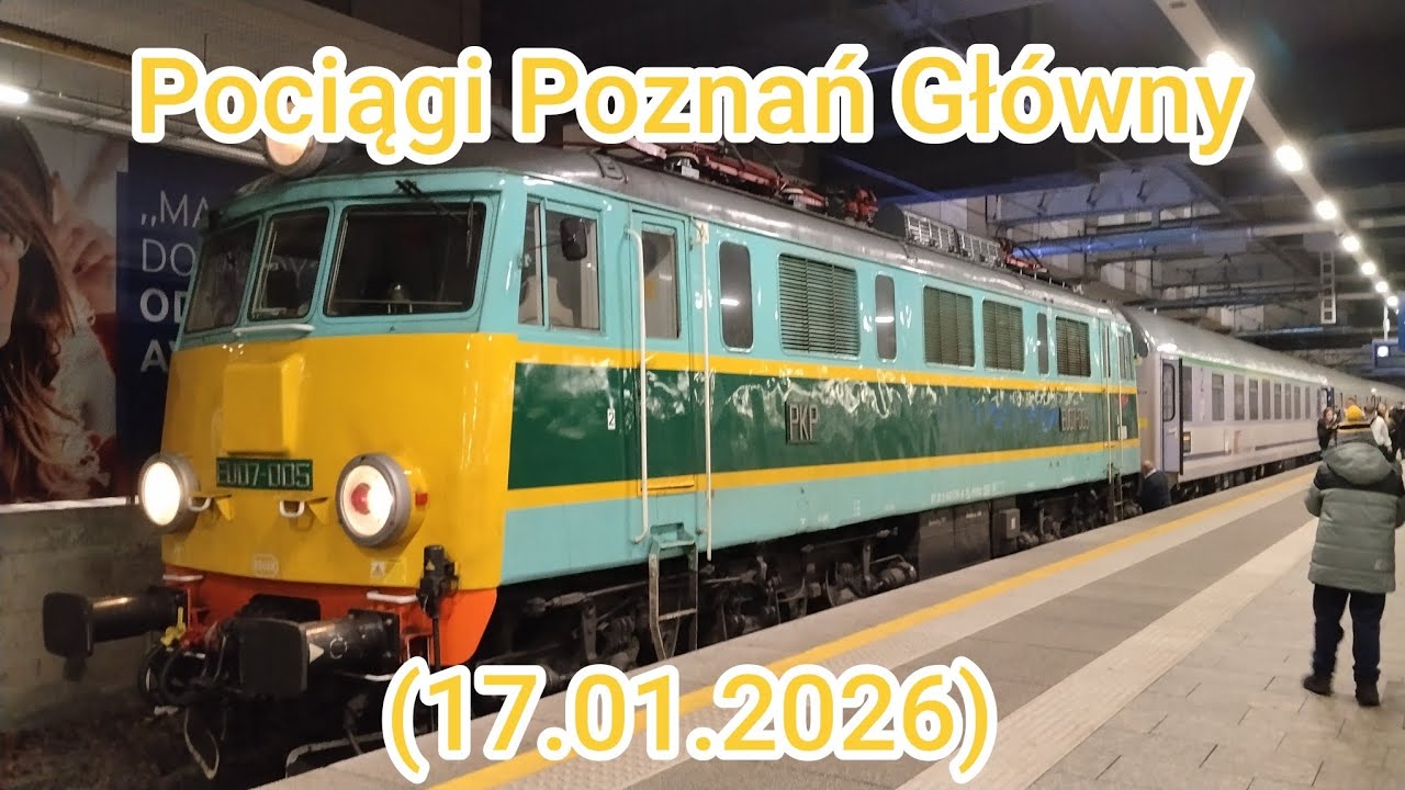 #6 Pociągi Poznań Główny (17.01.2026)