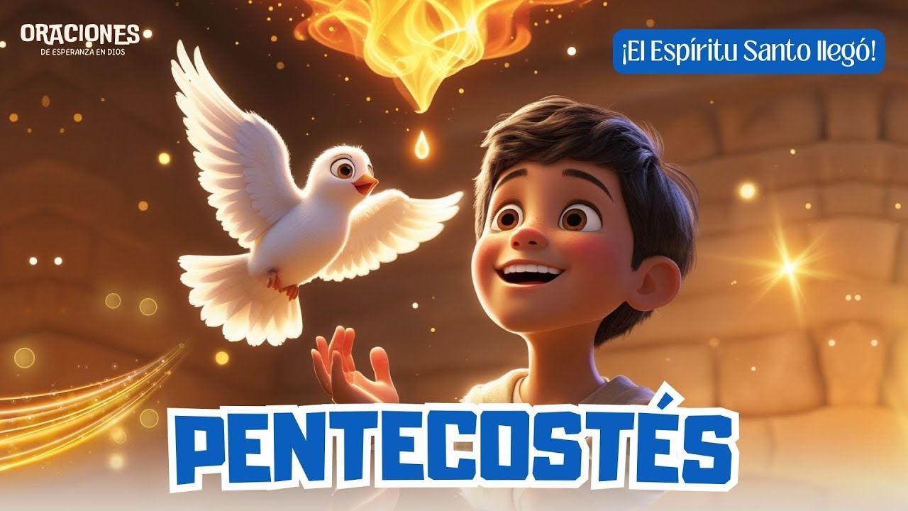 Pentecostés para Niños 🔥 El Espíritu Santo y el Nacimiento de la Iglesia (Explicado fácil)