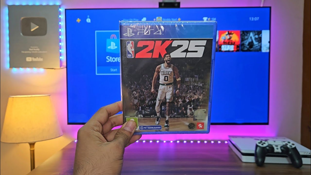 NBA 2K25 (PS4 Slim) Распаковка + Геймплей