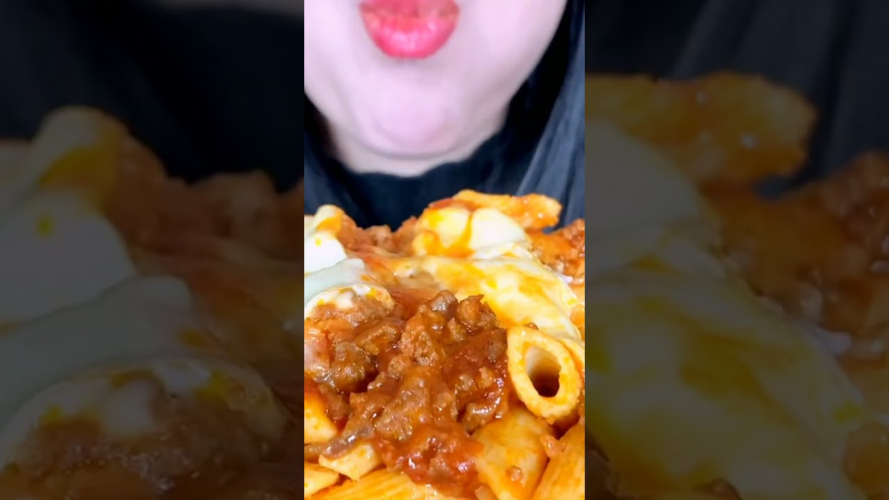 ASMR Cheesy Pasta Eating by Hesasmr