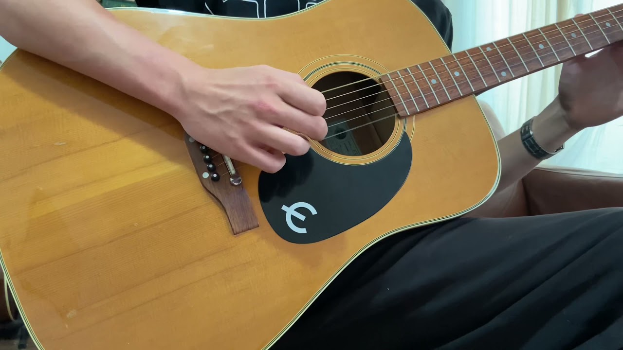 70s Epiphone FT145 demo