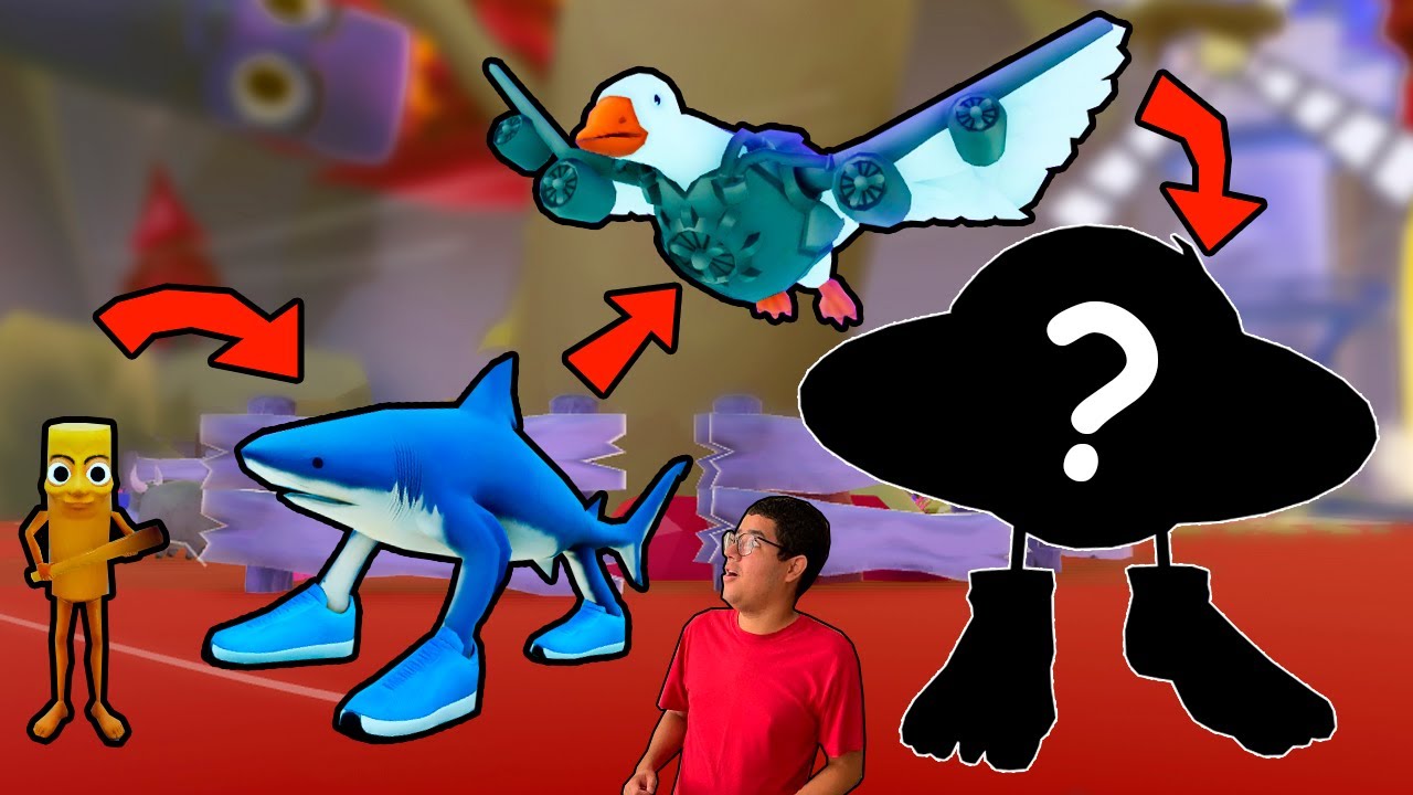 ME TRANSFORMEI EM VÁRIOS ANIMAIS MUTANTES!! (ROBLOX - BRAINROT EVOLUTION)