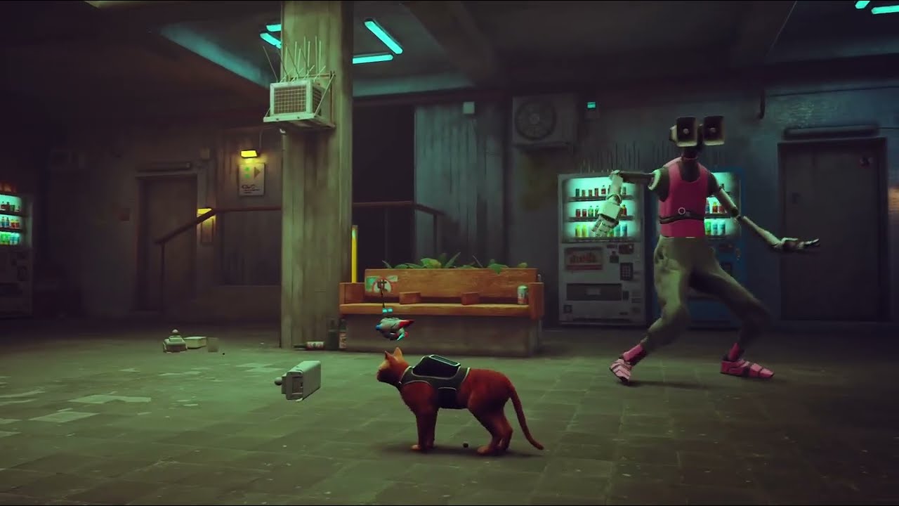 STRAY 鹿が猫になってブレードランナー風の世界を冒険する初見プレイ＃２