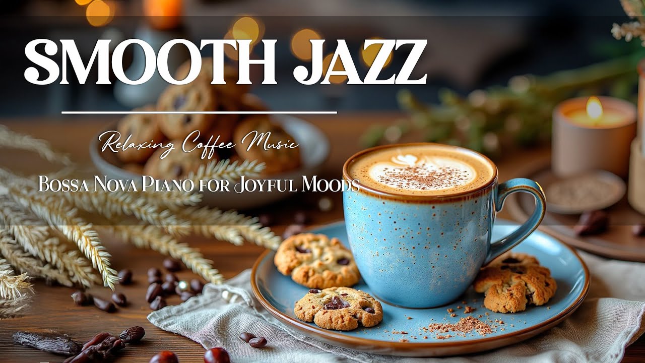 Smooth Jazz ☕ Relaxing Lightly Coffee Jazz Instrumental Music & Bossa Nova Piano for Joyful Moods
