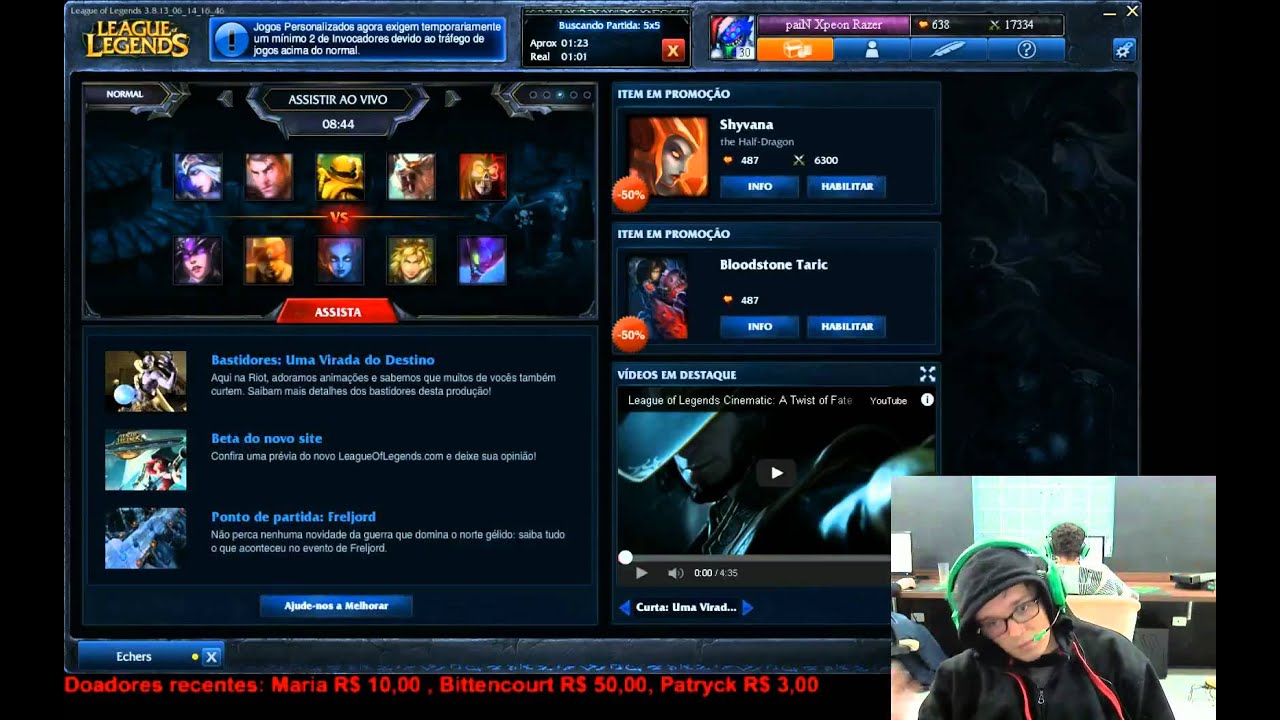 Espeon tomando susto na stream com coment&aacute;rio