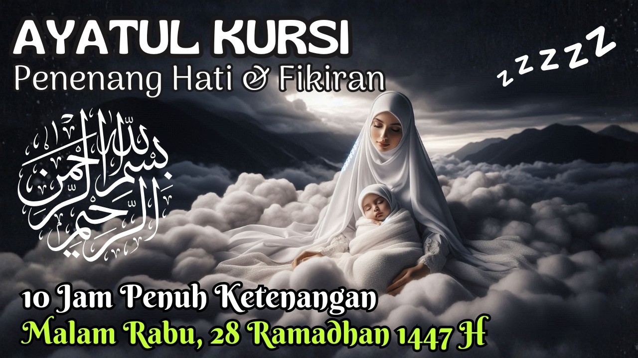 Ayat Kursi Penjaga Diri & Penyejuk Hati Untuk Yg Sedang Lelah | PEngantar Tidur Nyenyak Mimpi Indah