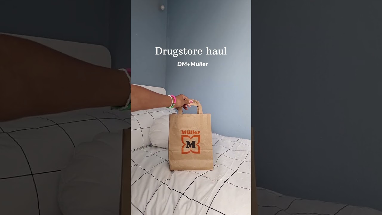 Dm+M&uuml;ller haul🤍//#preppy #skincare #summer #dm #m&uuml;ller#fyp#skincare