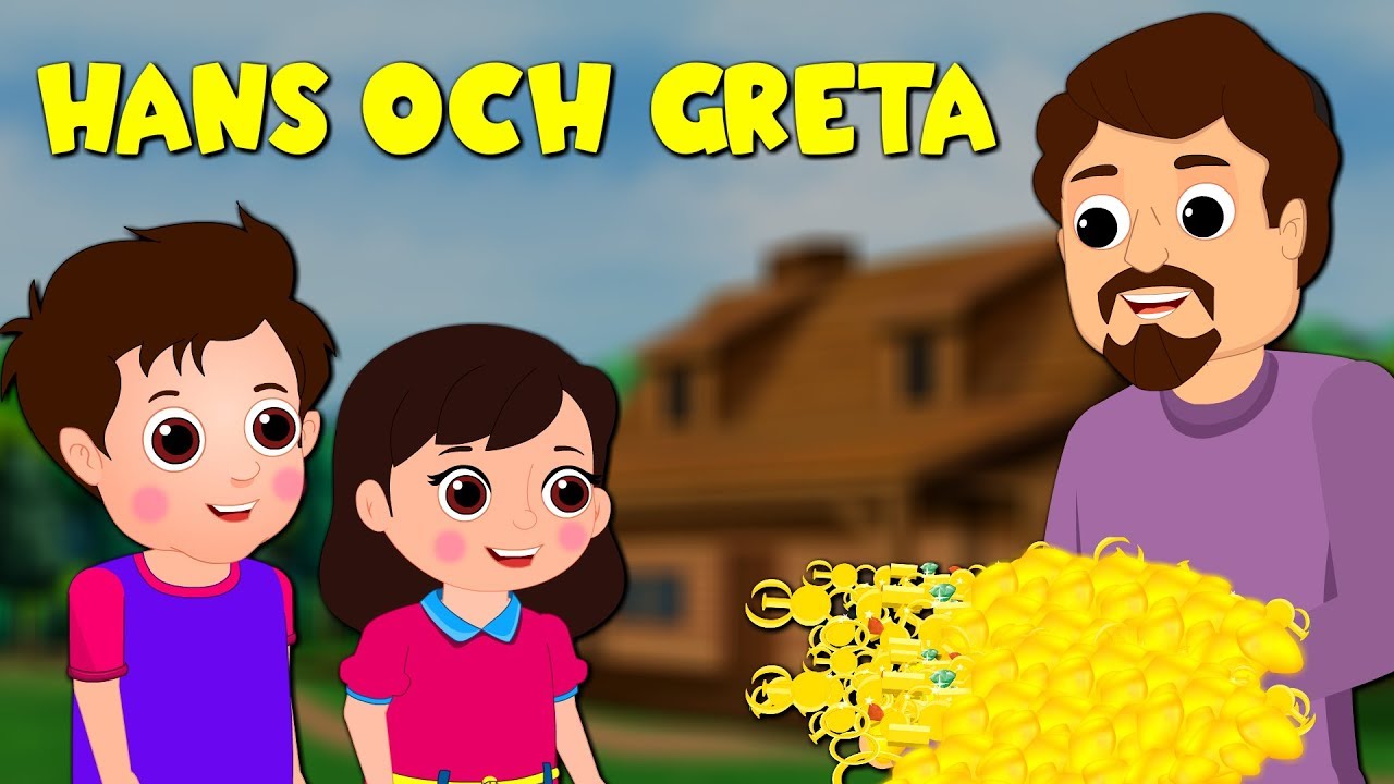 Hans och Greta - Sagor för barn - Tecknat på Svenska