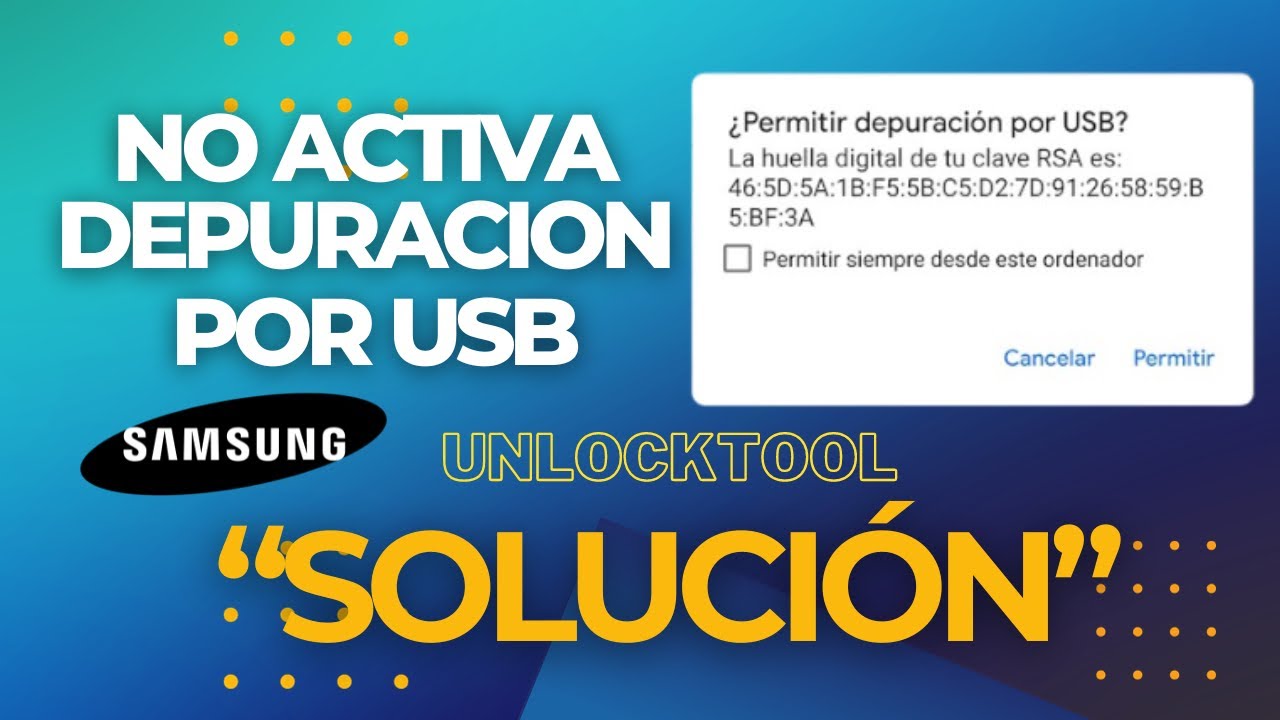 Отладка по USB не включена в Samsung Unlocktool (решение) 2023