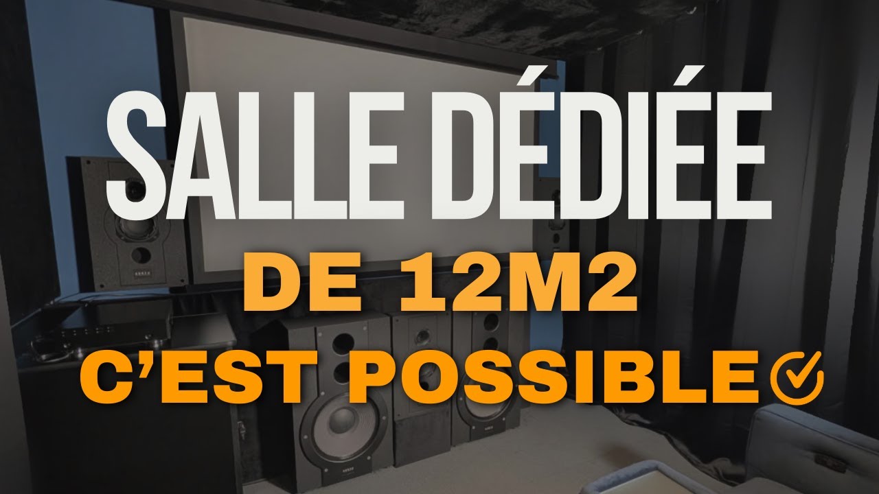 Une salle de cinéma privé dans 12 m²