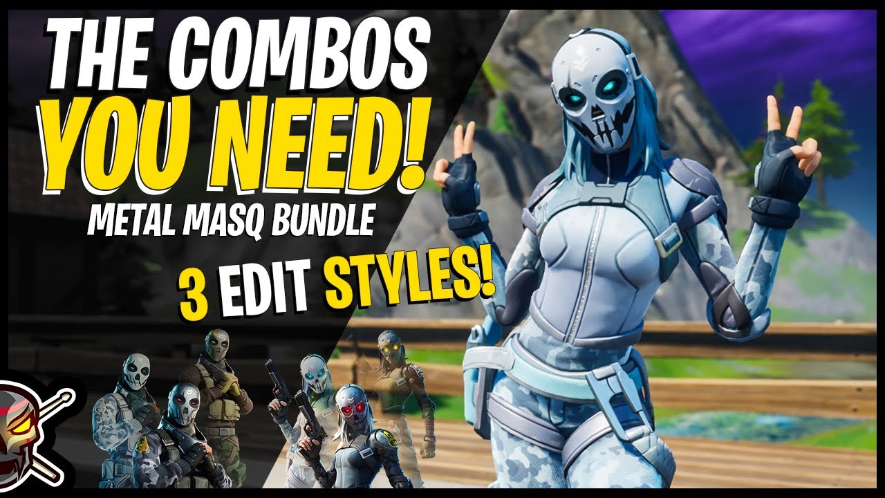 METAL MASQ BUNDLE in Fortnite | Combos With 3 Edit Styles! Before You Buy (Fortnite Battle Royale)