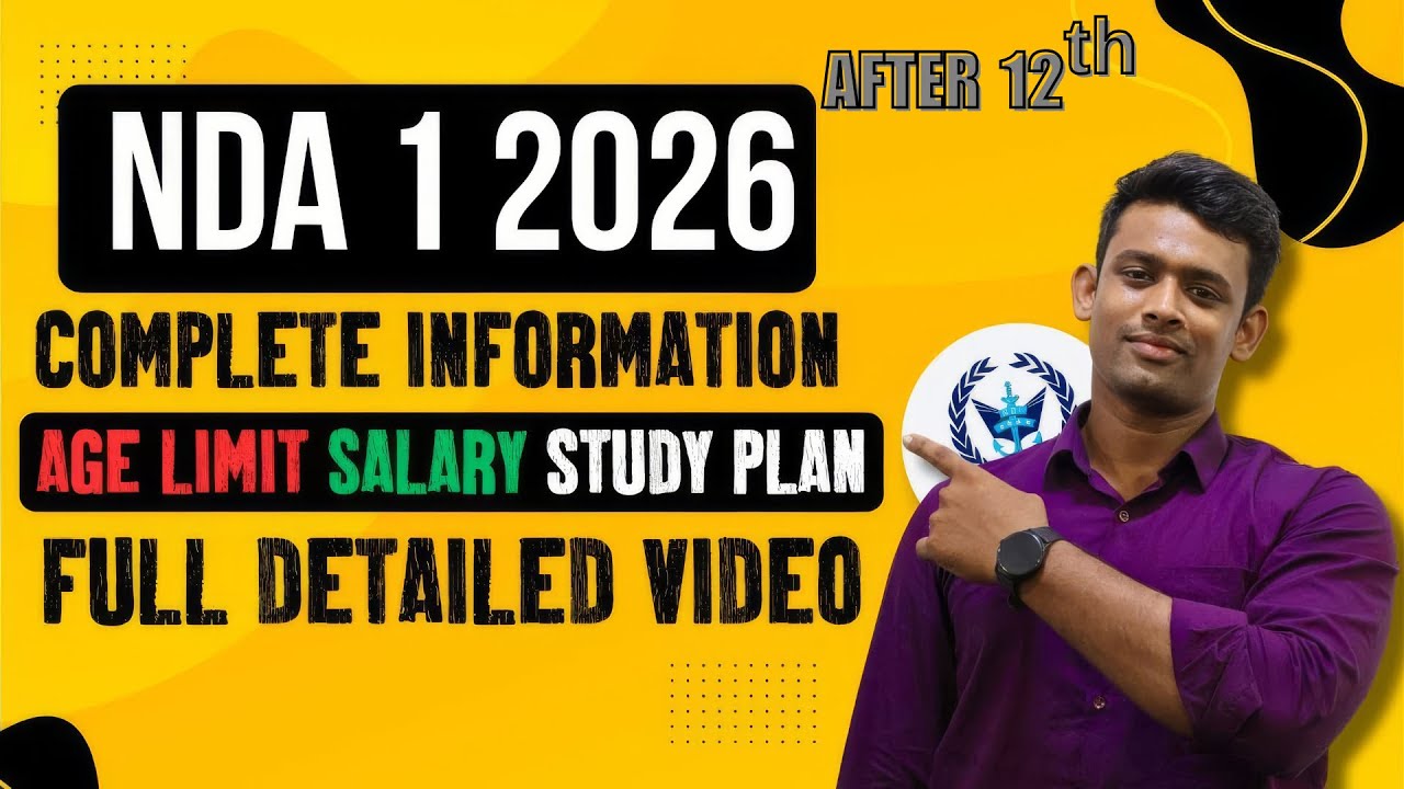 🔥 NDA 1 2026 After 12th 🚨 Direct Entry to Army, Navy & Air Force Officer
