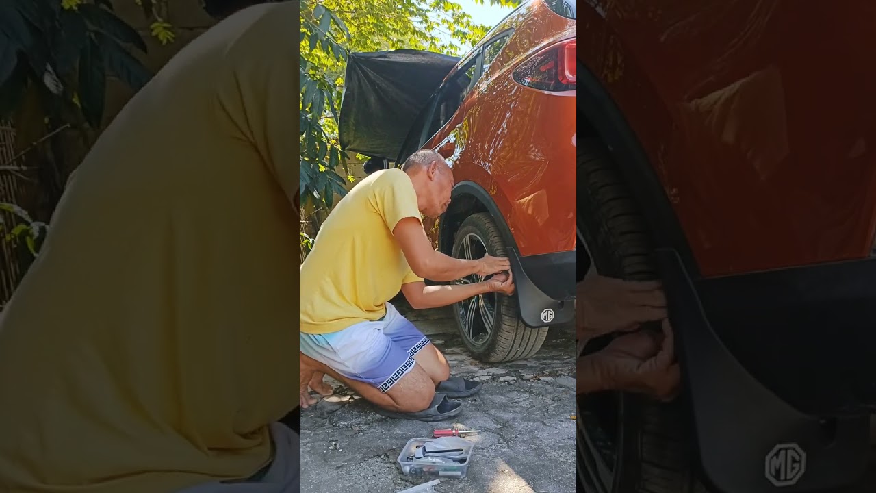 DIY MUD GUARD INSTALLATION ON MG ZS ALPHA