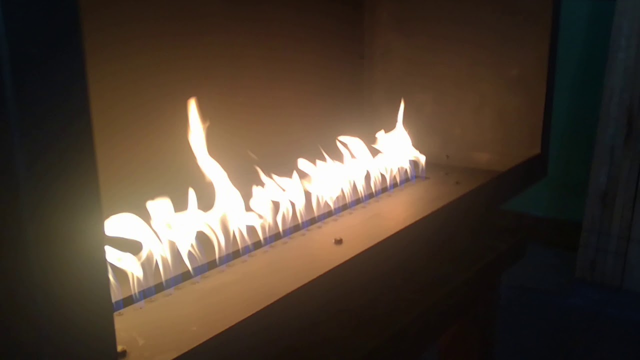 Estufa Hogar o Chimenea Minimalista a gas natural