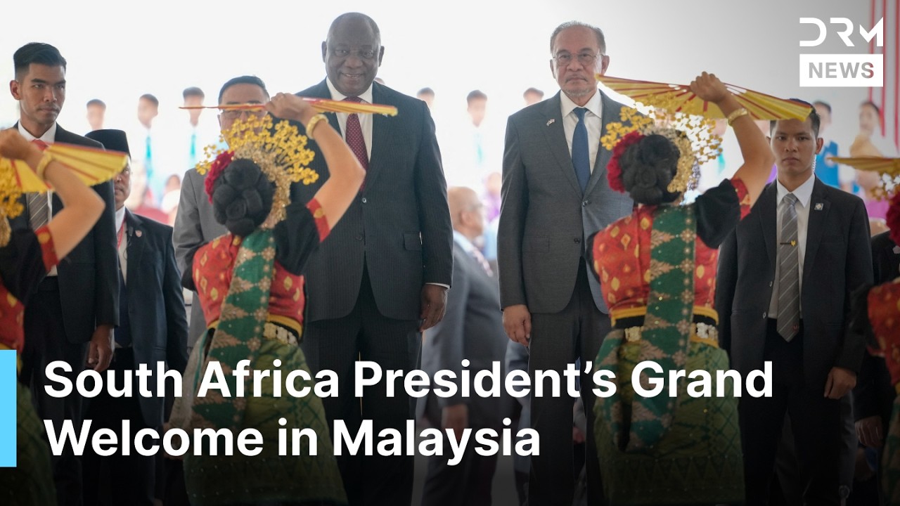 Grand Arrival: Malaysia Welcomes South Africa's President Ramaphosa at ASEAN Summit | AC1G