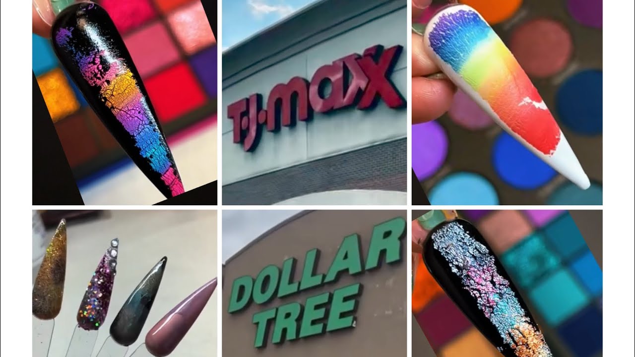 Budget Nail Art Tutorial: Creating Stunning Designs with Products from Dollar Tree & TJ Maxx!