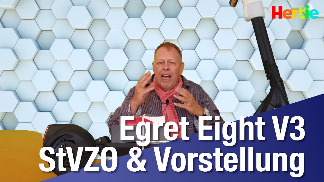 Egret EIGHT V3 – E Scooter mit Straßenzulassung 🛴 Vorstellung